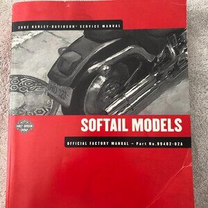 Harley Davidson 2002 Softail Model Official Factory Manual - 99482-02A